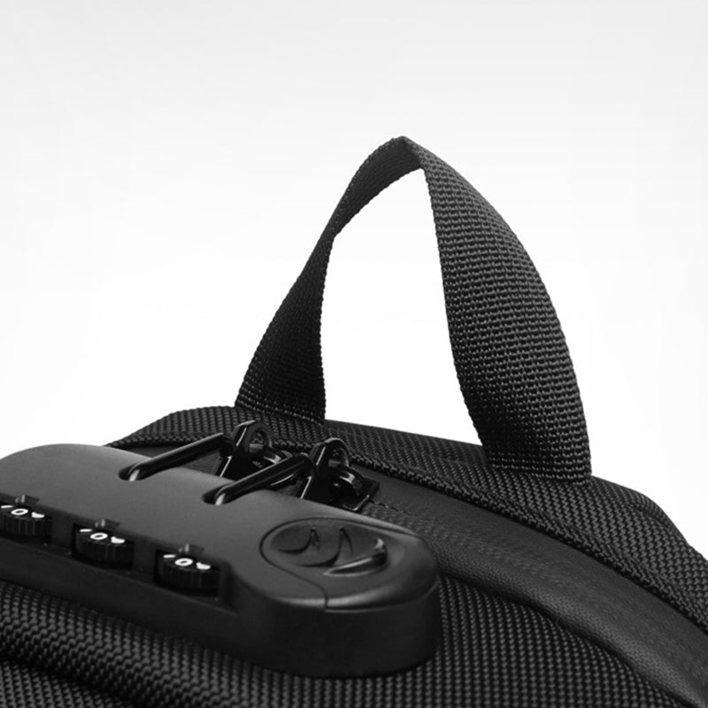 OZUKO 9321 Chest Bag Hard EVA Waterproof Crossbody Shoulder Bag - Black OZUKO 9321 Chest Bag Hard EVA Waterproof Crossbody Shoulder Bag - Black